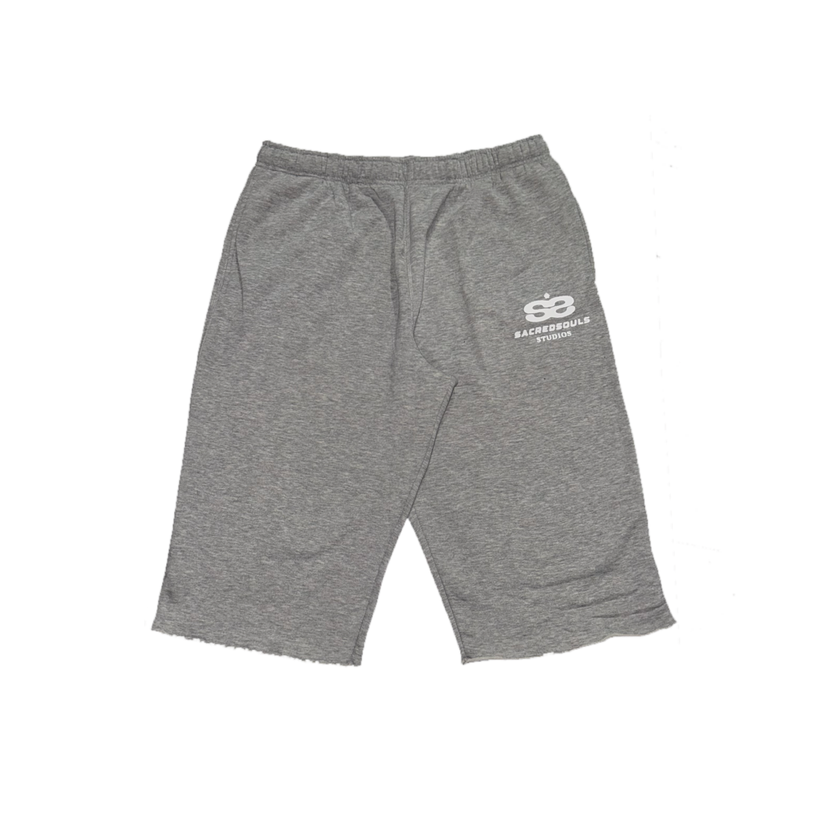 “VAYSO” Cut-Off Grey Joggers Super Baggy